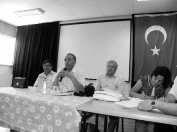 Okul müdürleri ve ö?retmenlerin kat?l?m?yla de?erlendirme toplant?s? yap?ld?