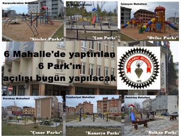 K?rklareli Belediyesi’nden 6 Mahalle’ye 6 Park