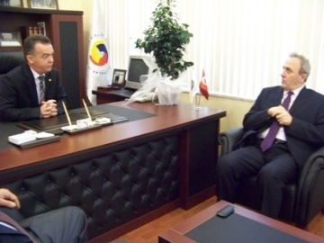 Defterdar ?ahin ve heyetinden KTSO�ya ziyaret