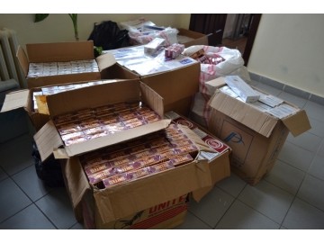 14 bin 360 paket kaçak sigara ele geçirildi