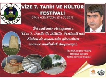 “Vize 7. Tarih ve Kültür Festivali” bugün başlıyor