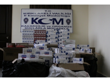 Gümrük Kaça?? 4 bin 900 paket sigara ele geçirildi