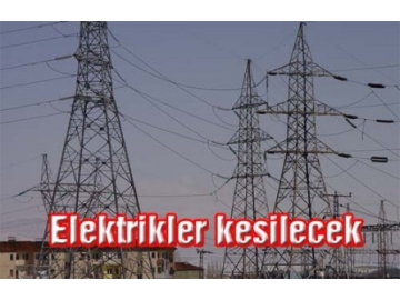 K?rklareli’de Pazar günü elektrikler kesik