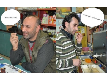 “Çaylar geliyor anla??ld? tamam”