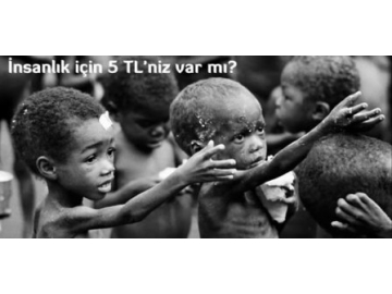 Afrika ?çin Elele, ?nsanl?k ?çin 5 TL