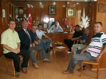 Evrenspor Yönetimi Ba?kan Abanoz’u ziyaret etti