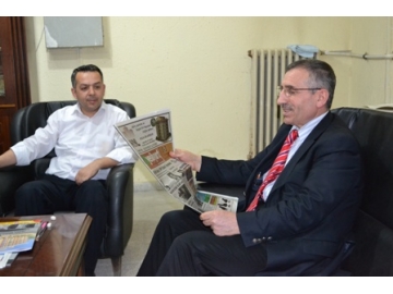 B?y?kl?’dan Ye?ilyurt Gazetesi’ne anlaml? ziyaret