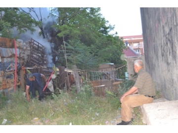 Hurdal??? yanan vatanda? belediyeden ?ikayetçi oldu
