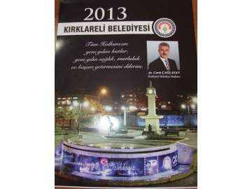 K?rklareli Belediyesi�nden 5 bin takvim