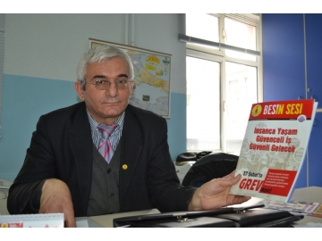 �Haklar?m?z, i? g�vencemiz ve gelece?imiz i�in grevdeydik�