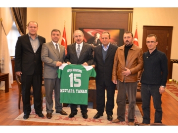 Kofçaz Serhat Spor’dan Vali Yaman’a ziyaret