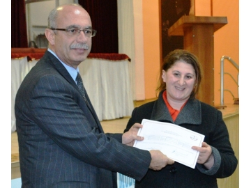 K?rklareli Halk E?itim�den 2�si bir arada Sertifika T�reni 