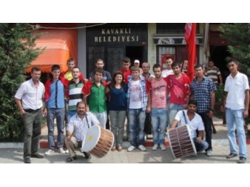 Askere gidecek gençler Ba?kan Tunç'u ziyaret etti