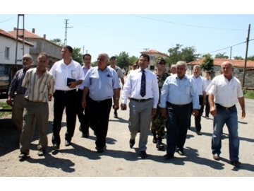 ?psala Kaymakam? Gürbüz'den köylere inceleme gezisi