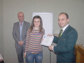 KOSGEB Girişimcilik Kursuna katılanlara sertifikaları verildi
