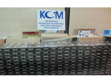 Lüleburgaz Emniyeti’nden Kaçak Sigara’ya geçit yok