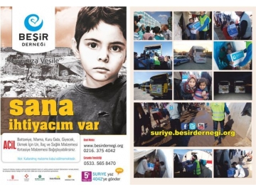 Be?ir Derne?i K?rklareli Temsilcili?i Suriye’ye yard?m elini uzatt?