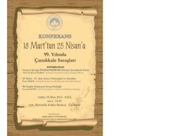 Türk Dünyas? ve Medeniyet Kulübü’nden “99. Y?l?’nda Çanakkale Sava?lar?” Konferans?