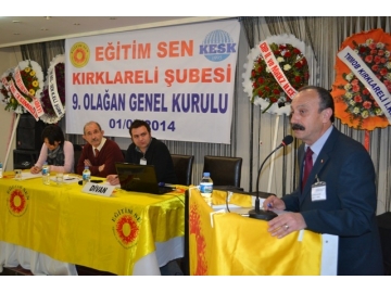 E?itim-Sen K?rklareli ?ubesi yeni y�netimini se輻i