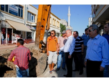 Başkan Hacı; “Fatih Caddesi en kısa zamanda araç trafiğine açılacak”