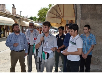 Lüleburgaz’da ?srail'in Gazze'ye sald?r?s? protesto edildi