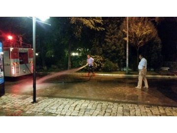 K?rklareli'de Temizlik Çal??malar? devam ediyor