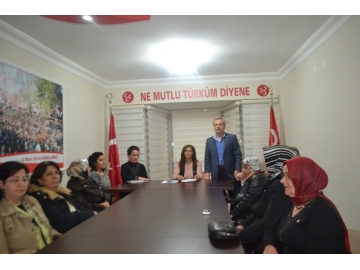  MHP Kadın Kolları tanışma toplantısı düzenledi
