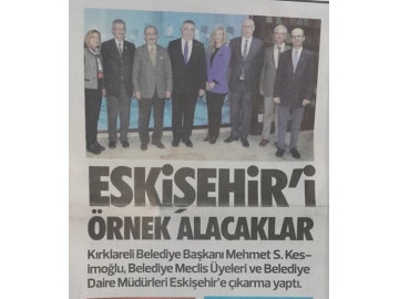 K?rklareli, Eski?ehir’in gündemini olu?turdu