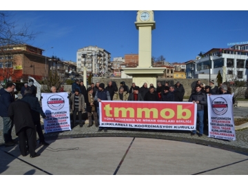 TMMOB Torba Yasa Tasar?s?’n? protesto etti